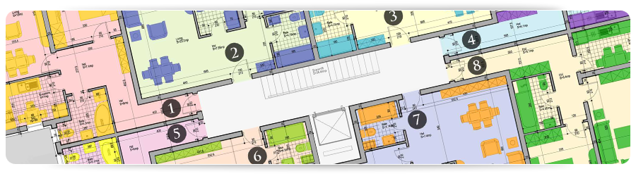 plan etaj 2 -6
